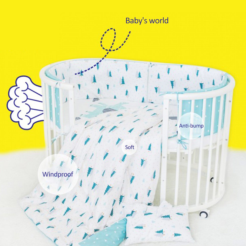 Baby Breathable Crib Bumper Pads For Standard Cribs Shopee