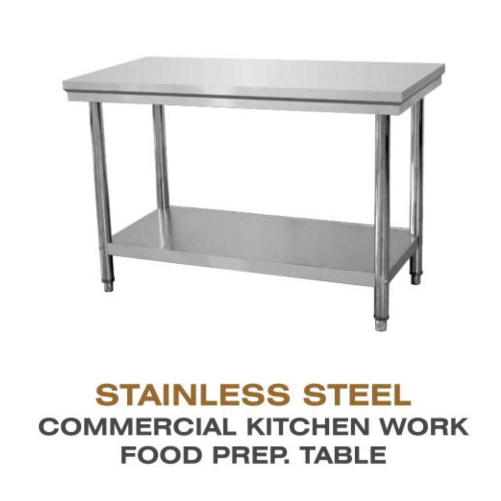 Stainless Steel Commercial Kitchen Work Food Prep Table Message Us If   E68f168a08545c35b5e8692732f54d69