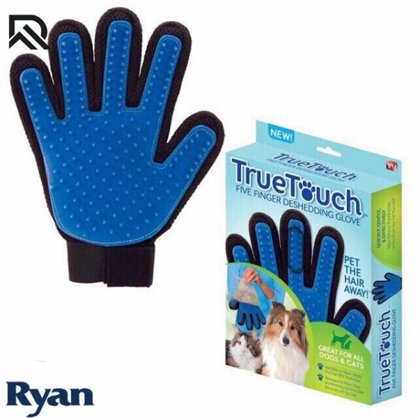 true touch dog grooming glove