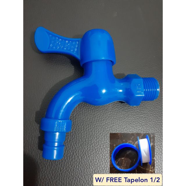 PVC Faucet. 199 for 10pcs order. W/ free tapelon every 10pcs. Shopee