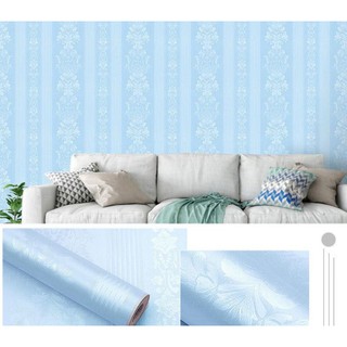 Wallpaper 2D embossed PVC waterproof self-adhesive wall sticker, used for home decoration 10m * 45cm #5