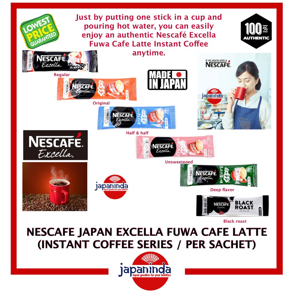 NESCAFE JAPAN Excella FuwaCafe Latte (Instant Coffee Series / Per