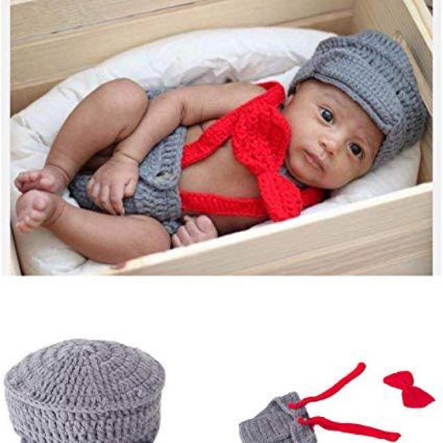 baby boy crochet outfit