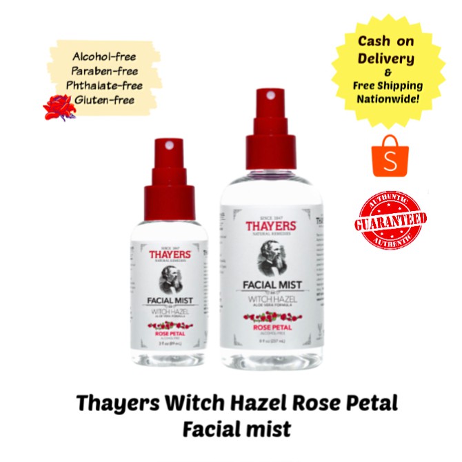 thayers facial mist ingredients