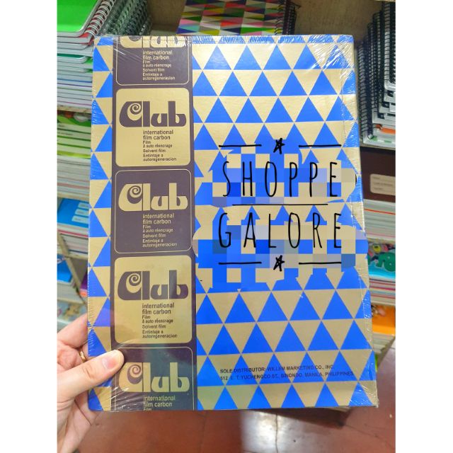 CLUB BLUE CARBON PAPER Shopee Philippines