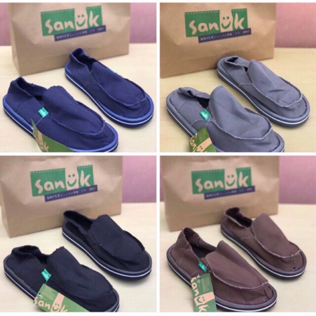 sanuk canvas shoes