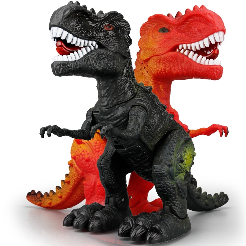 walking and roaring t rex dinosaur toy