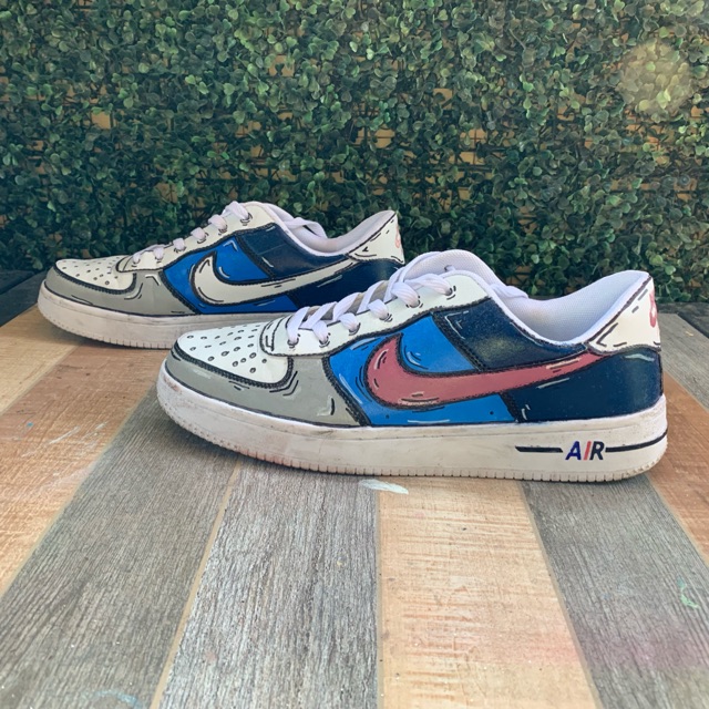 custom cartoon air force ones