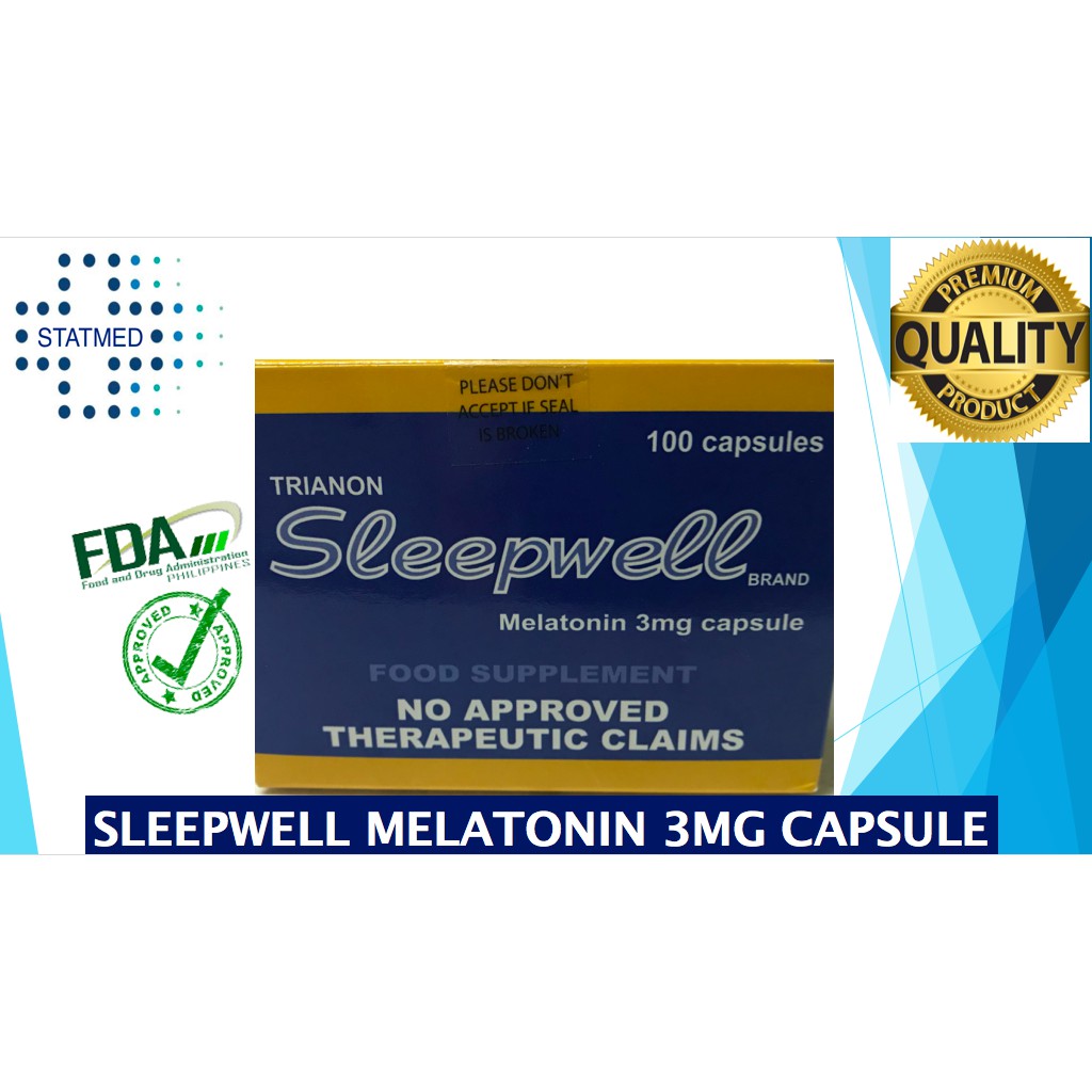 Sleepwell Melatonin Capsule [10s, 20s, 30s] Expiration Date: November ...