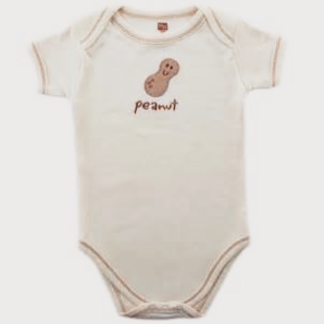Hudson Baby Organic Onesies Bodysuit Peanut Nb Shopee