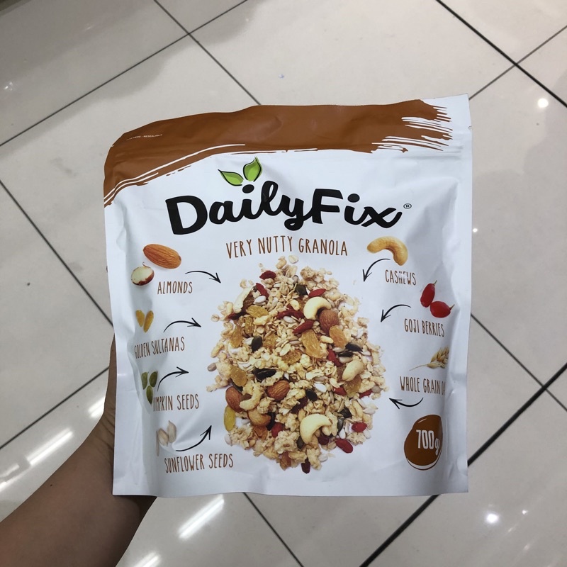 DAILY FIX VERRY NUTTY GRANOLA 700g Shopee Philippines
