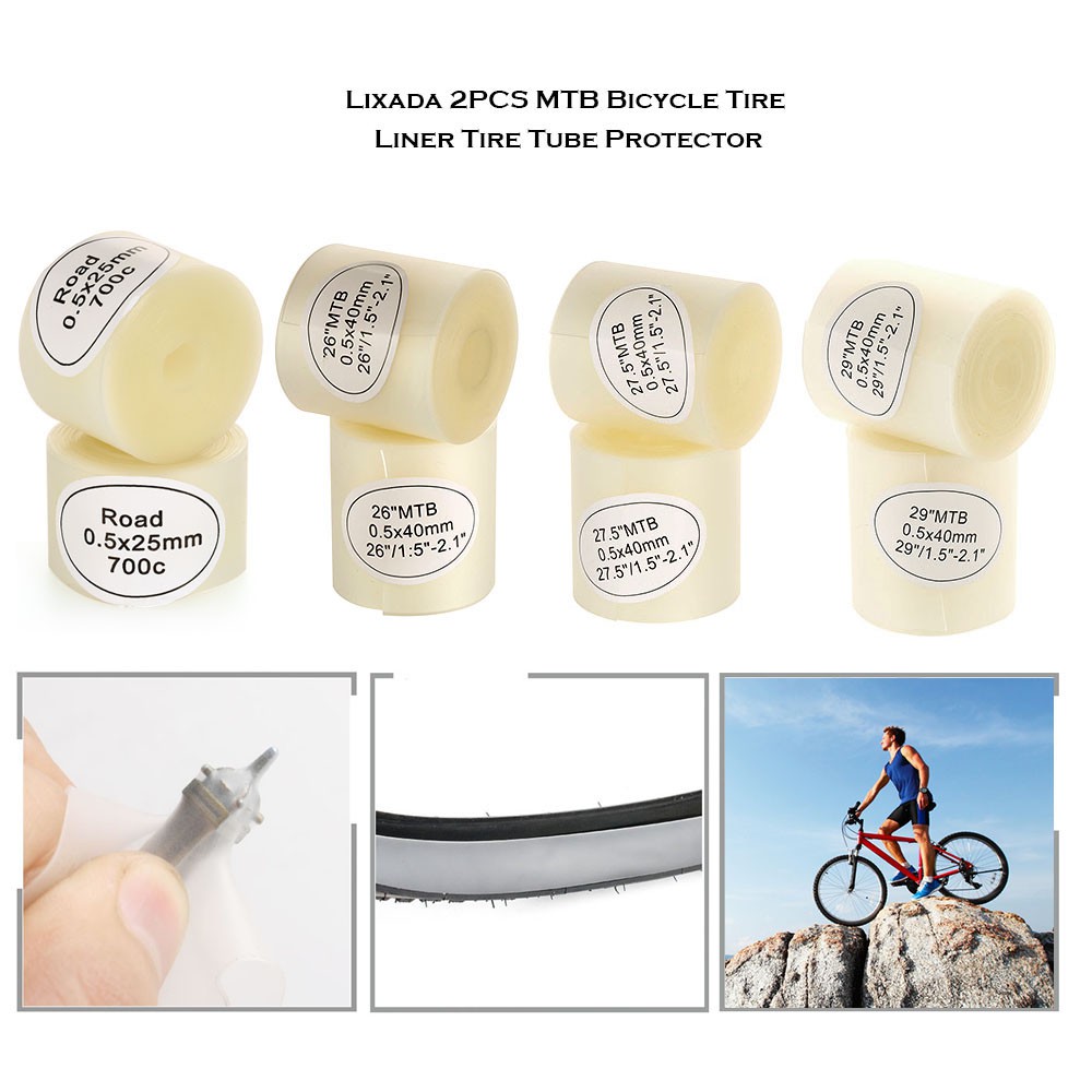 Pneus Two 700" Road Fixie Bicycle Inner Tube Protector Tire Liner