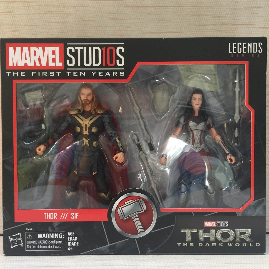Marvel Studios The First Ten 10 Years Dark World Thor and Sif 2pack MINT for sale online 