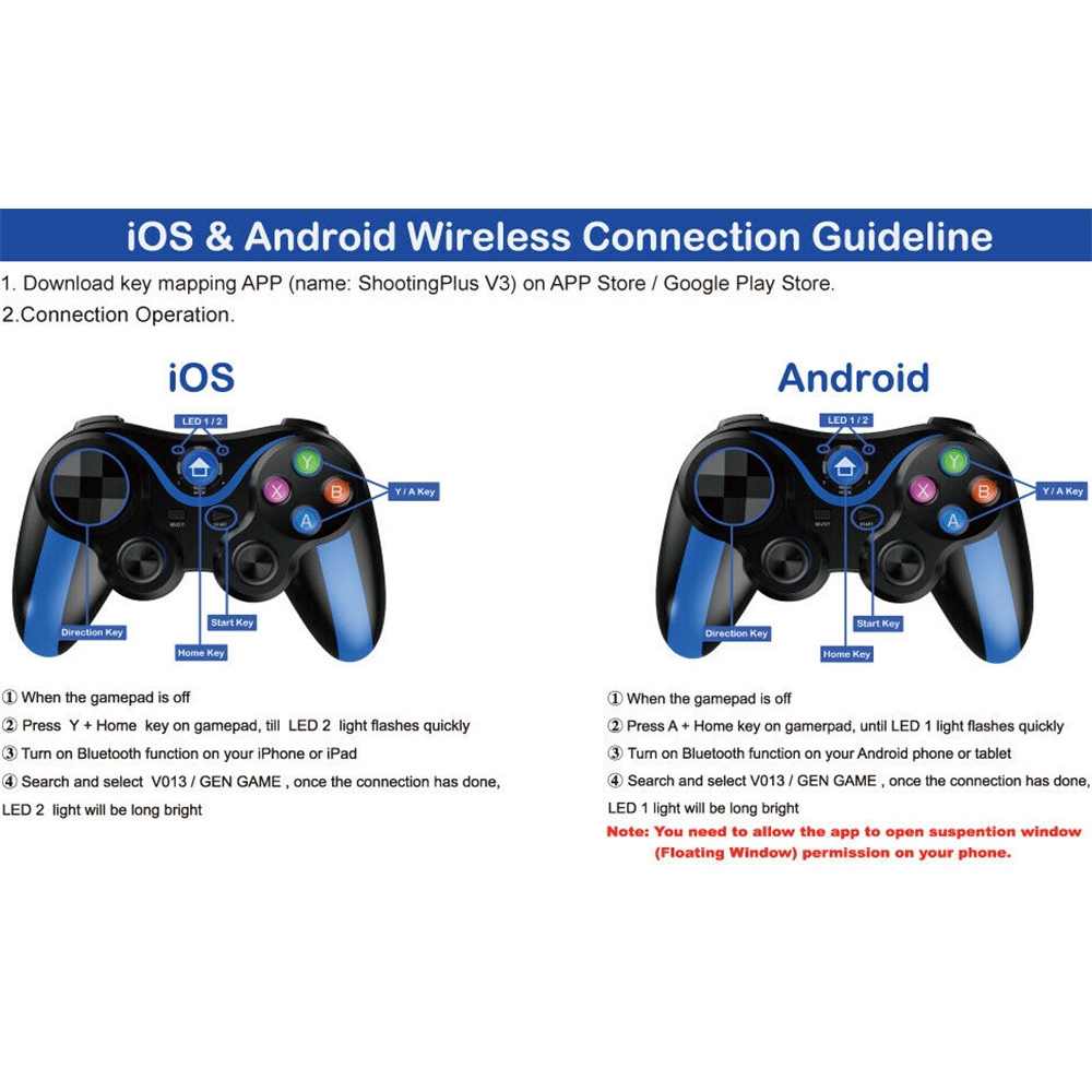 Elle Pro Ios Amp Android Wireless Bluetooth Gamepad Mobile Games Controller For Pubg Hot Shopee Philippines