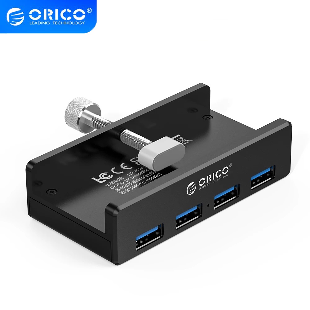 ORICO USB Hub Aluminum 4 Ports USB 3.0 Clip-type HUB For Desktop Laptop ...