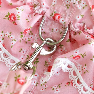 Pet Dog Harness Floral Lace Chest Strap Floral Lace Style Dog Leash Pet Chest Strap Leash Dog Collar Accessories #7
