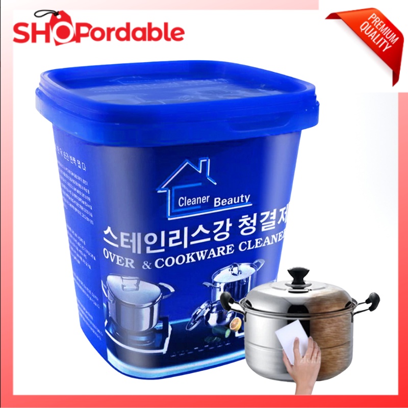 Powerful Stainless Steel Cookware Cleaning Paste Household Kitchen