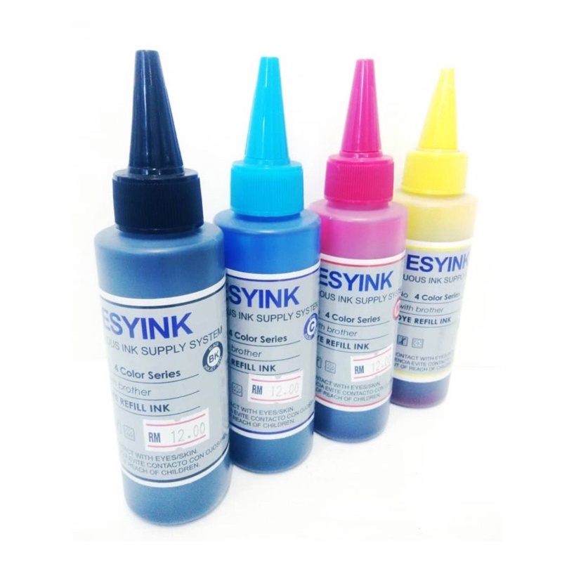 ESYINK Color Series Brother Dye Refill Ink Bottle For Inkjet Printer