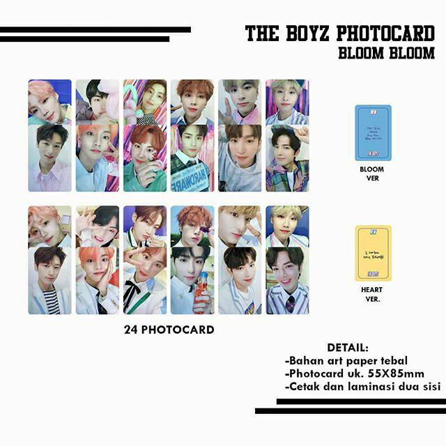 The Boyz Bloom Bloom Photocard Shopee Philippines