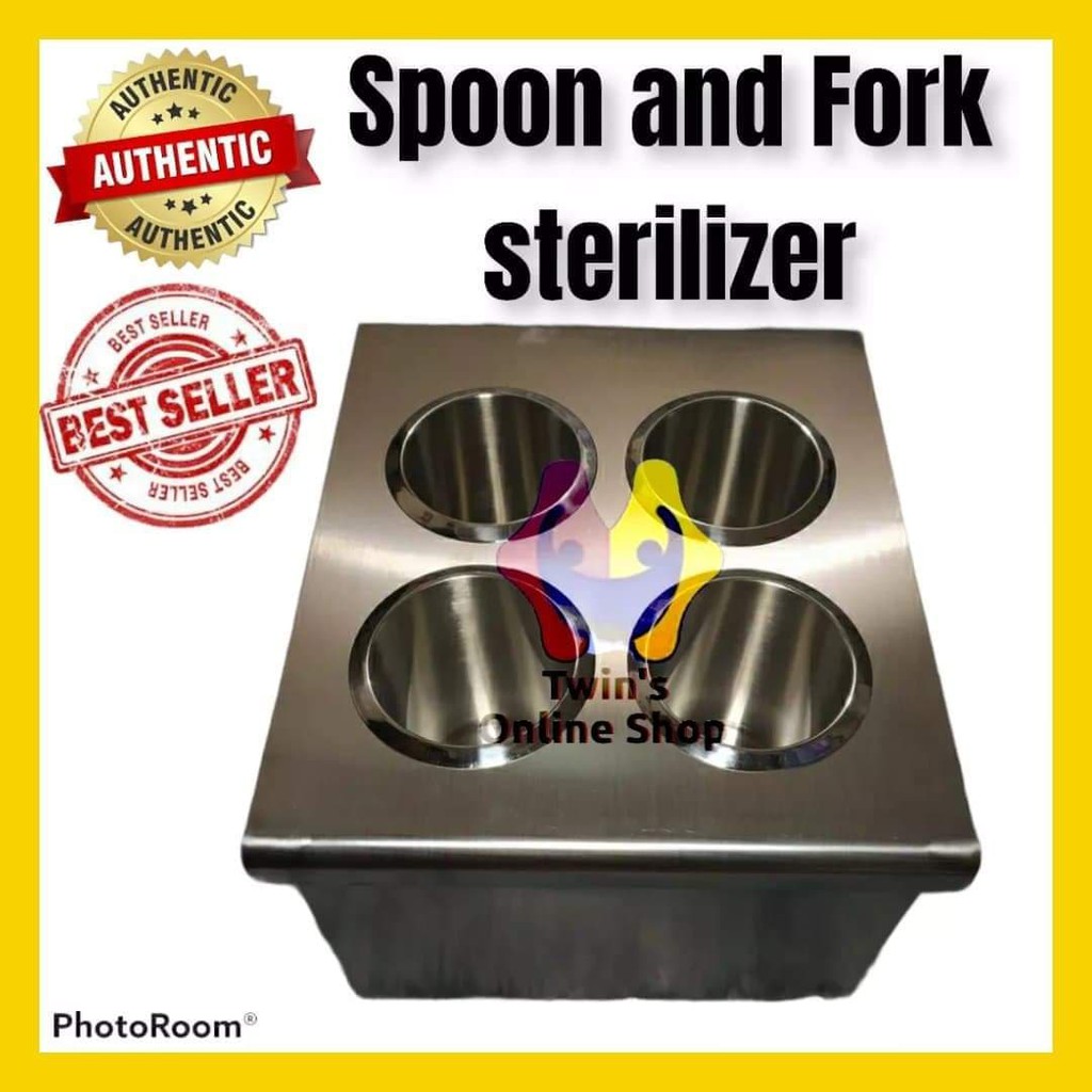 SPOON AND FORK DISPENSER MACHINE DRY STERILIZER 4 HOLES Shopee