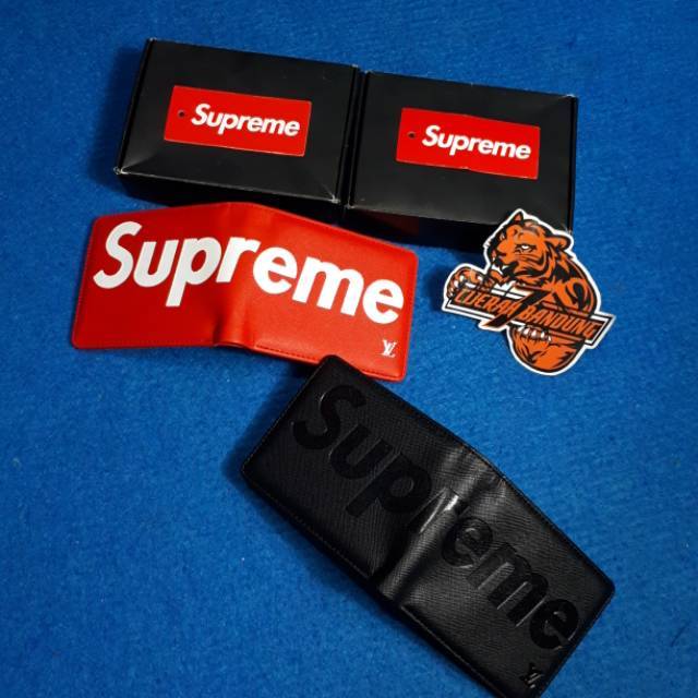 supreme black and red