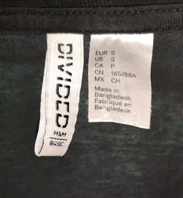 divided h&m shirt