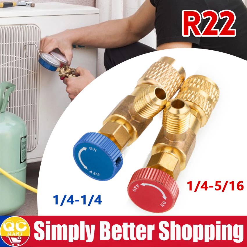 Refrigeration Charging Air Conditioning Adapter For R410 R22 14 Liquid Safety Valve Hose 4176