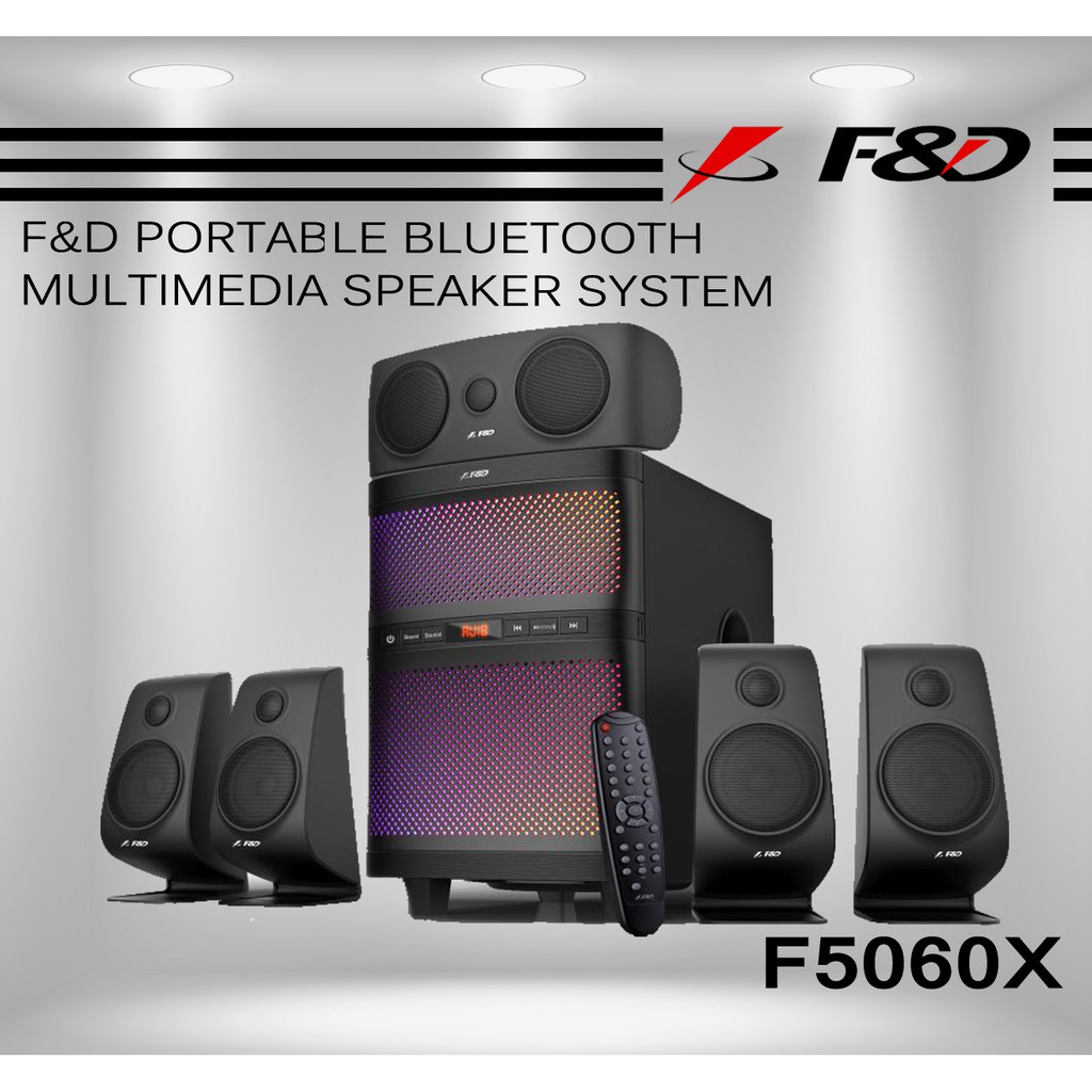 f&d f5060x 5.1 speaker system