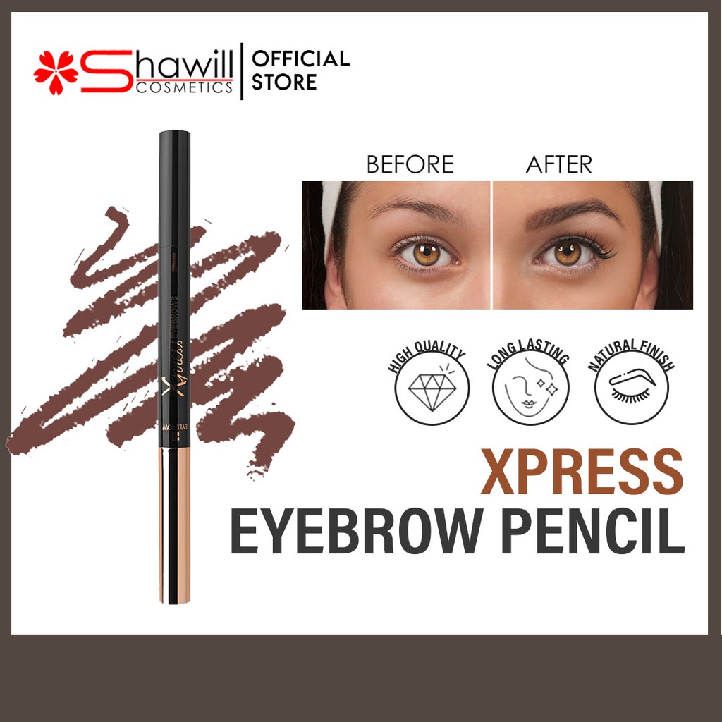 Shawill Wearing Xpress Eyebrows Pencil Long Wearing Eye Make Up Natural ...