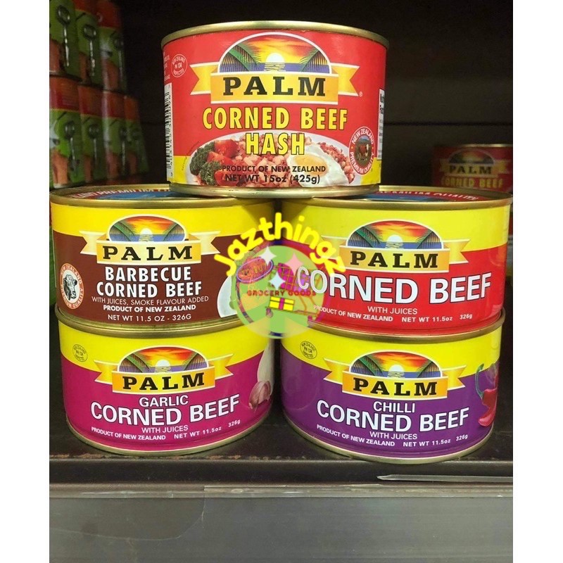 PALM CORNED BEEF ASSORTED 326g Shopee Philippines