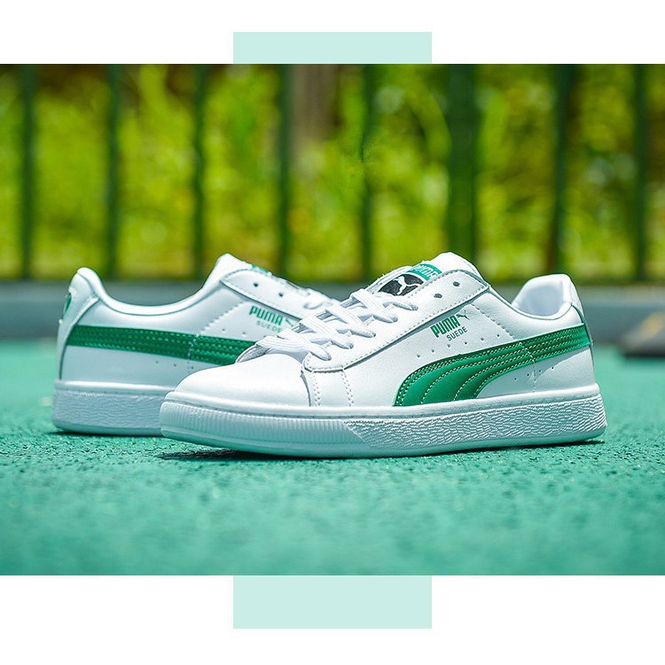 puma suede green