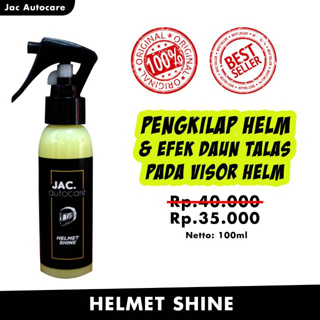 Shine HelmetSemi Coating Wax Helmet Glossy 100 ml Motorcycle Body