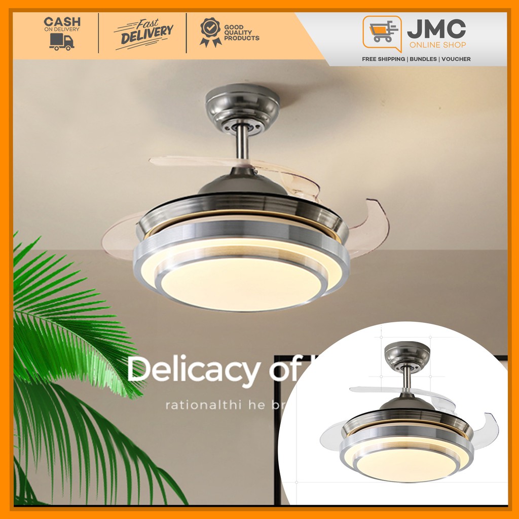 American Retro Ceiling Light Fan Restaurant Chandelier Fan Light