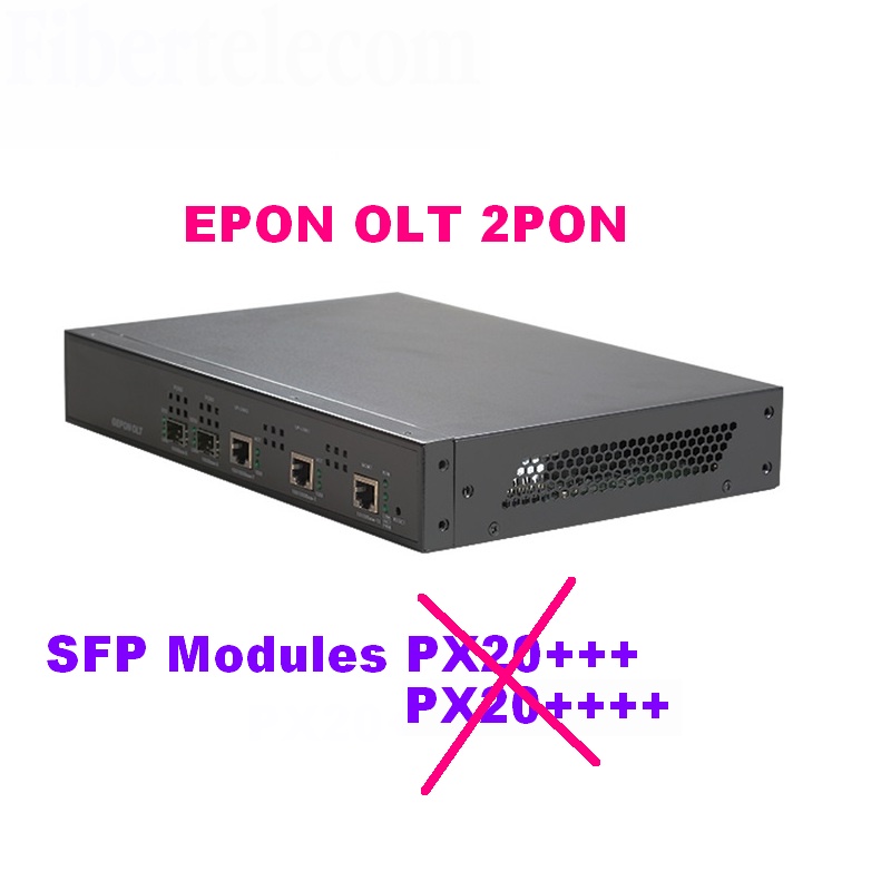 Hioso EPON OLT 2PON Ports FTTH CATV OLT with 2pcs Px20+++ 9DB PON MODULE - Image 3