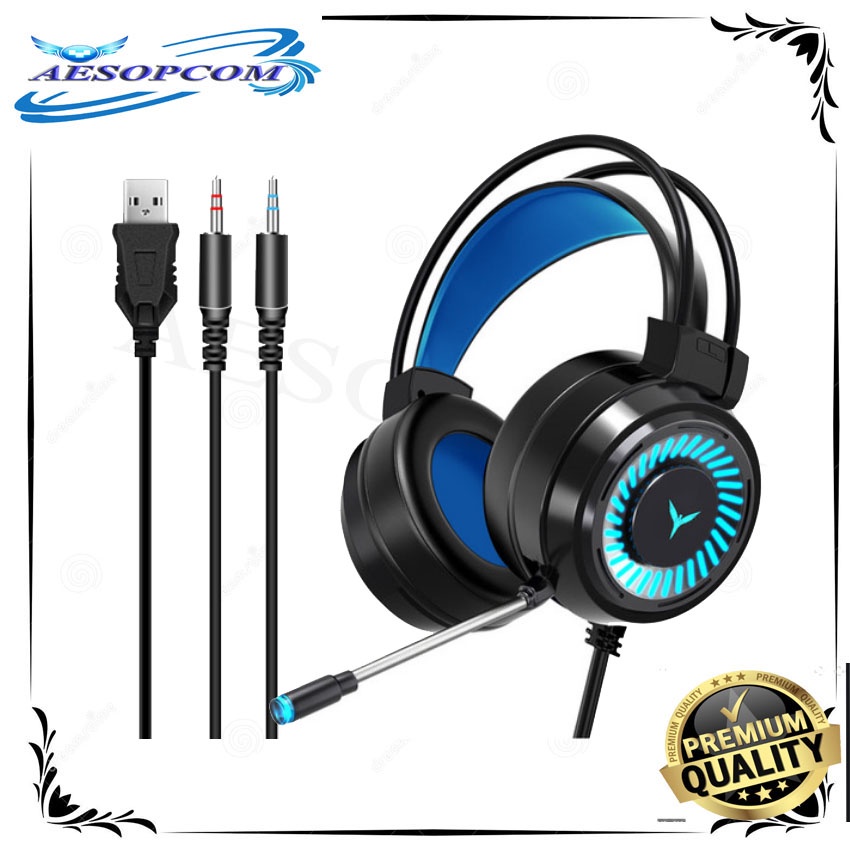 G58 Gaming Headsets Gamer Headphones Surround Sound Stereo Wired
