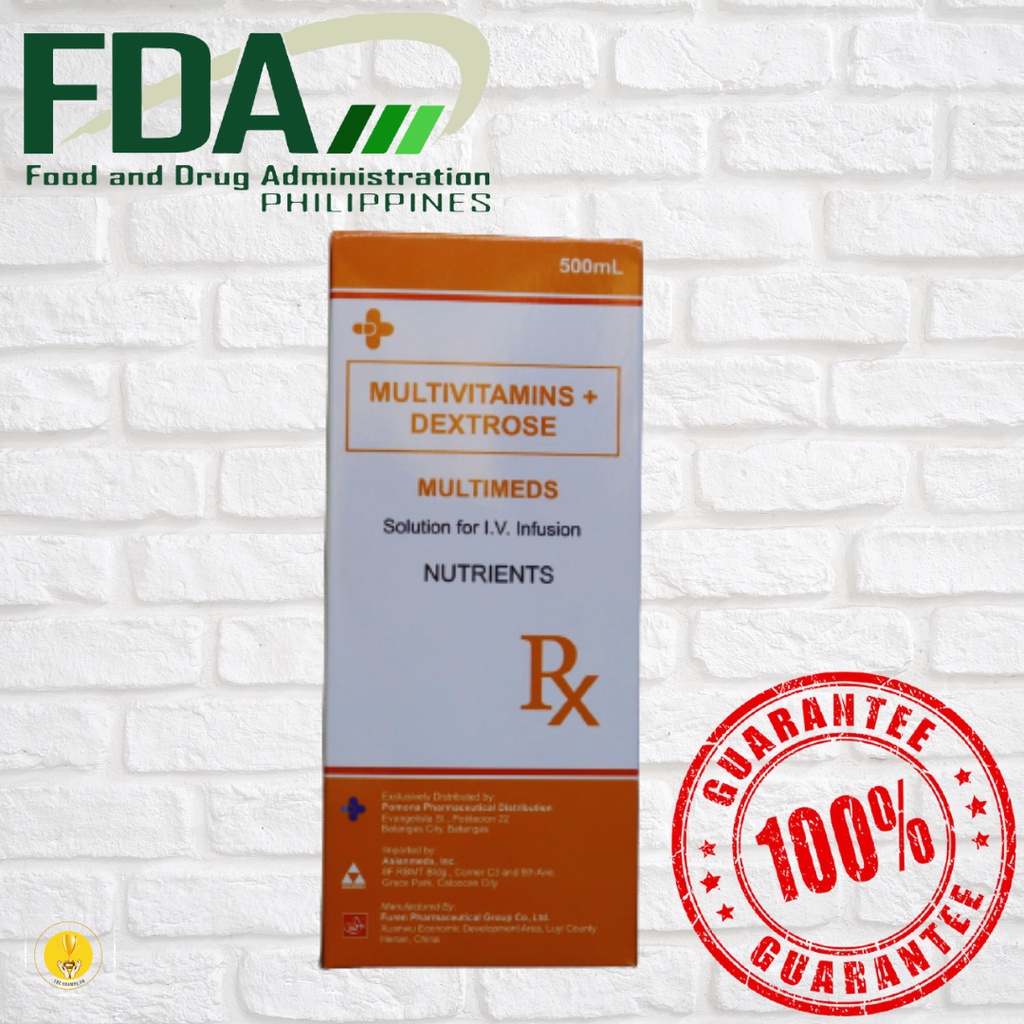 Multivitamins Dextrose Multimeds Solution With Free Cannula Per Bottle Shopee Philippines 1003