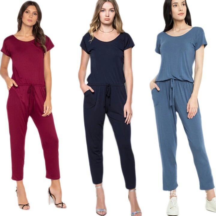 cotton spandex jumpsuit