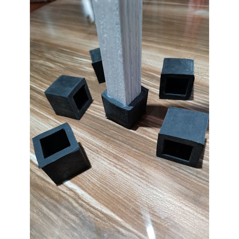 3/4x3/4 inch Square Tubular Rubber Footing Shopee Philippines