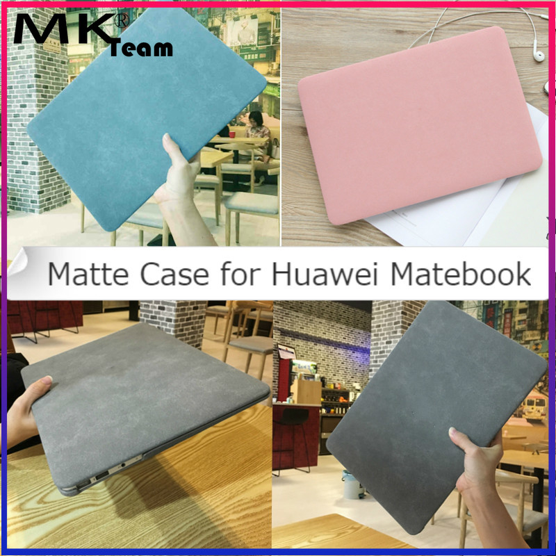 Leather Case for Huawei Matebook D14 D15 2021 Matte Clear Hard Notebook Shell Laptop Cover for
