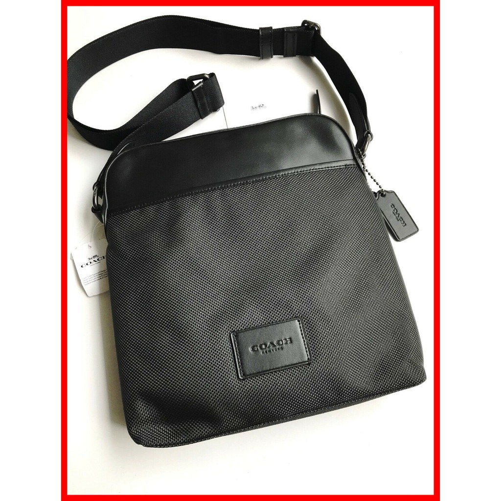 Coach Sling Bag For Men 100% ORIGINAL Men's Bag Nylon Crossbody Black |  Shopee Philippines