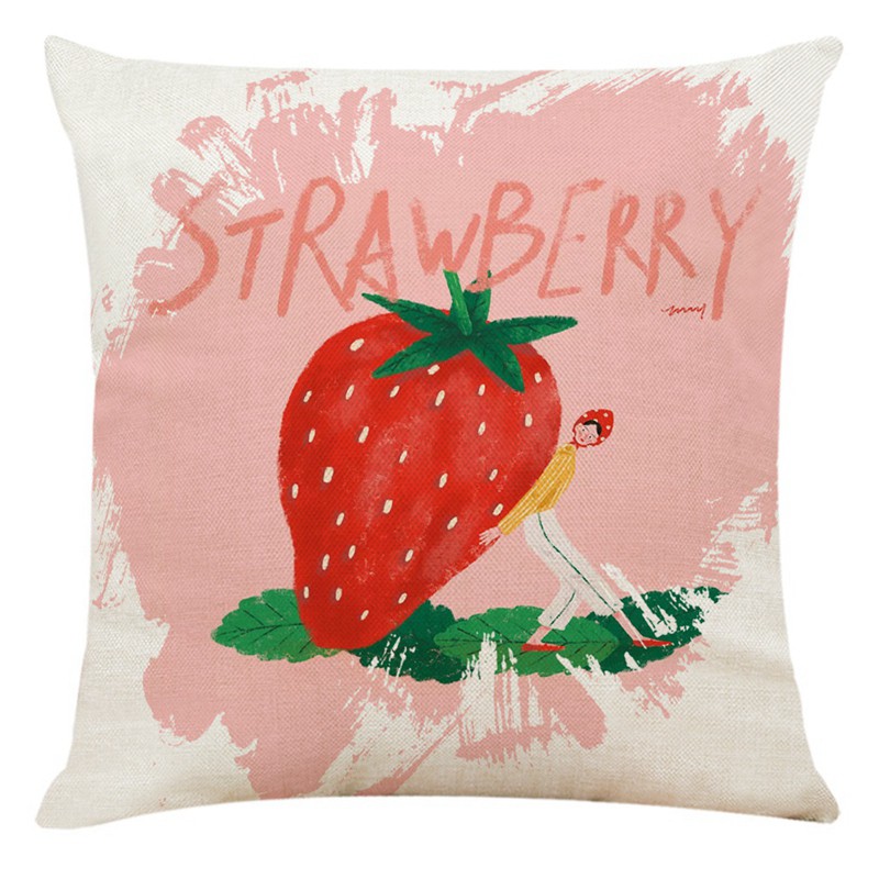 Fruit Pattern Throw Pillow Cushion Cover Car Home Decor Decoration