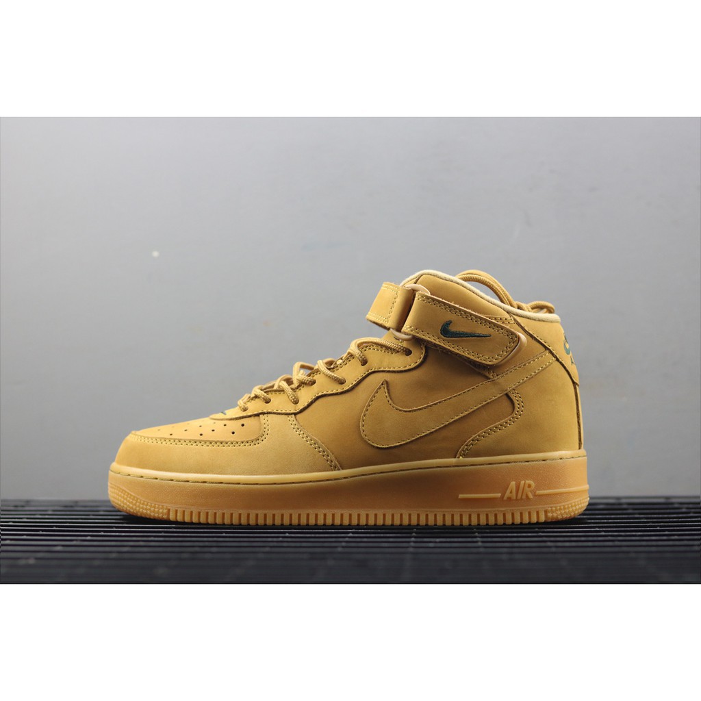 nike air force 1 mid flax