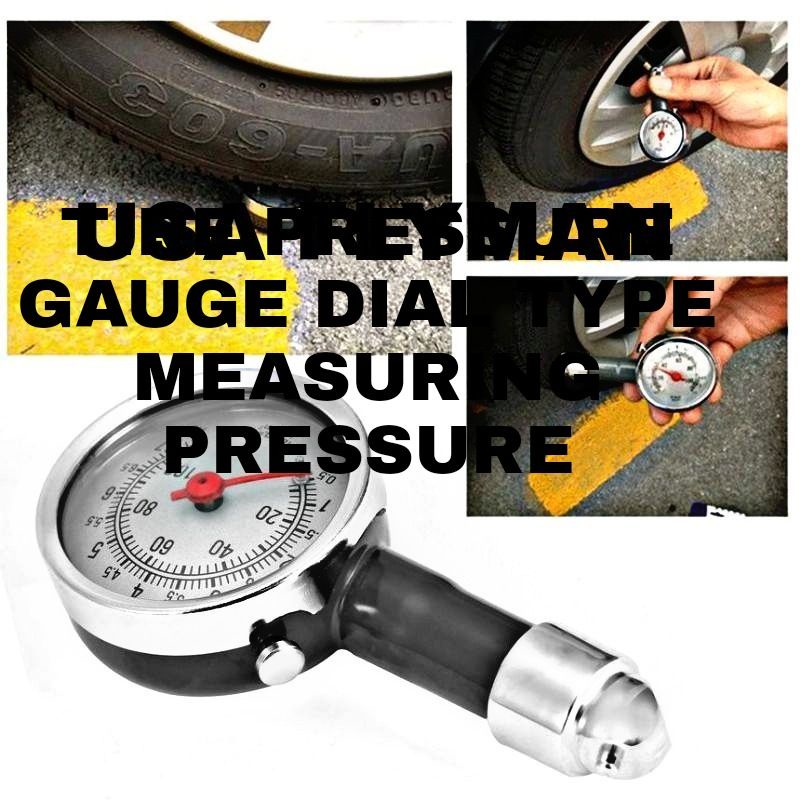 TIRE PRESSURE GAUGE DIAL TYPE MEASURING PRESSURE Shopee Philippines