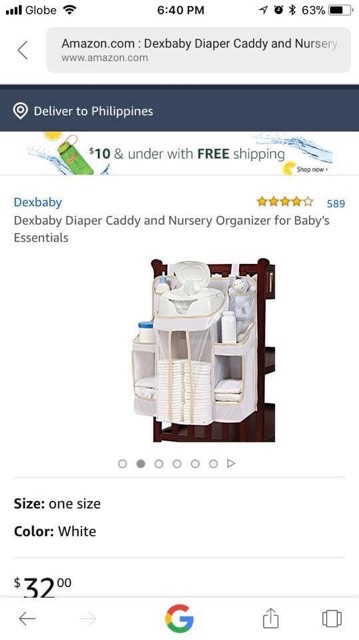 dexbaby diaper caddy