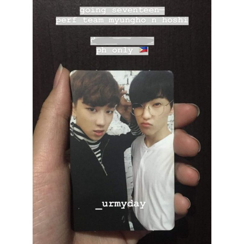 Seventeen The8 X Hoshi Photocard Shopee Philippines