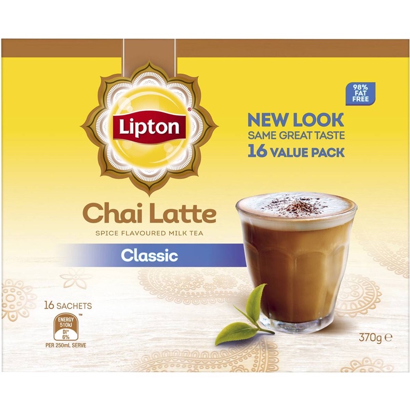 Lipton Chai Latte 3 in 1 Classic (Sachet) Shopee Philippines