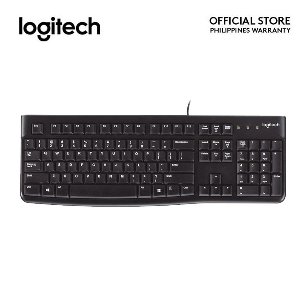 Logitech K120 USB Keyboard (Black) Shopee Philippines