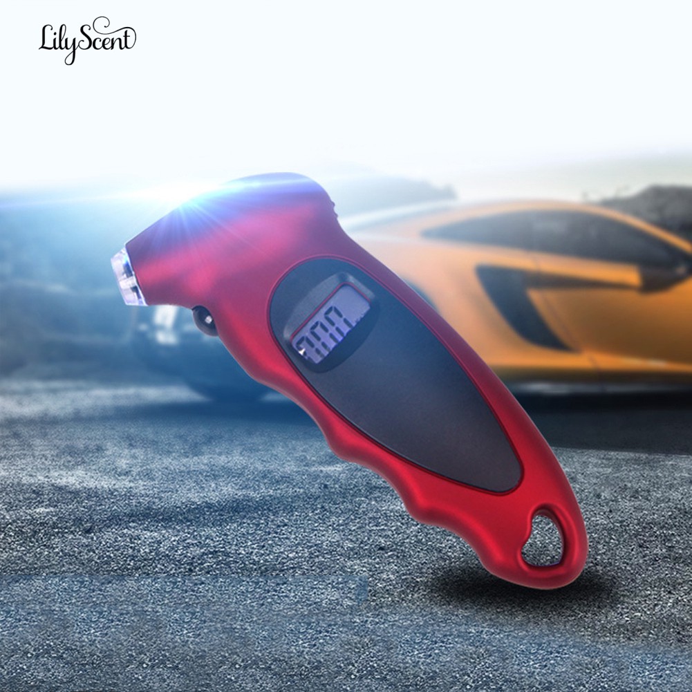 Lcd led digital car tire tyre air pressure gauge tester | BeeCost