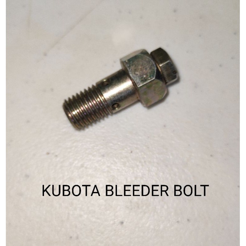 KUBOTA BLEEDER BOLT (Fuel bleeder) Shopee Philippines