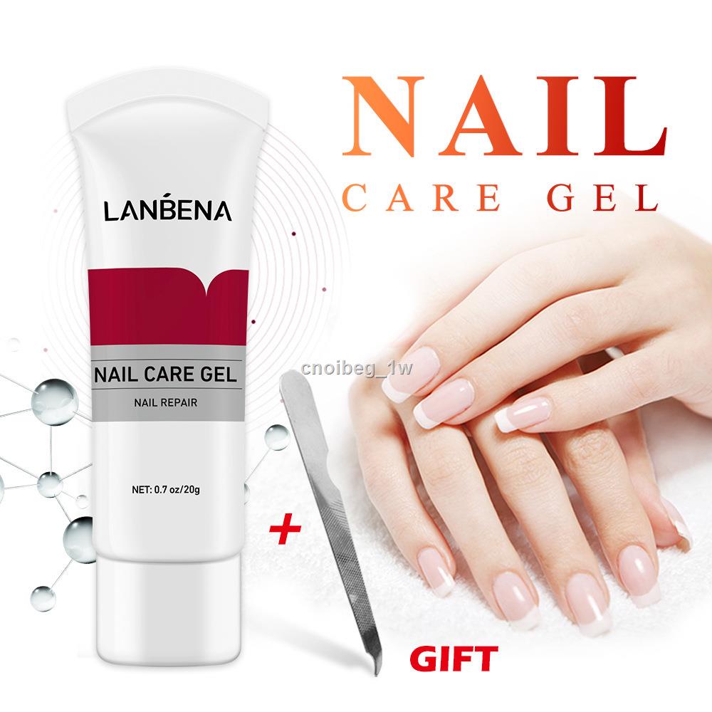 LANBENA Nail Repair Gel Herbal Cream with small file 20g (new packaging